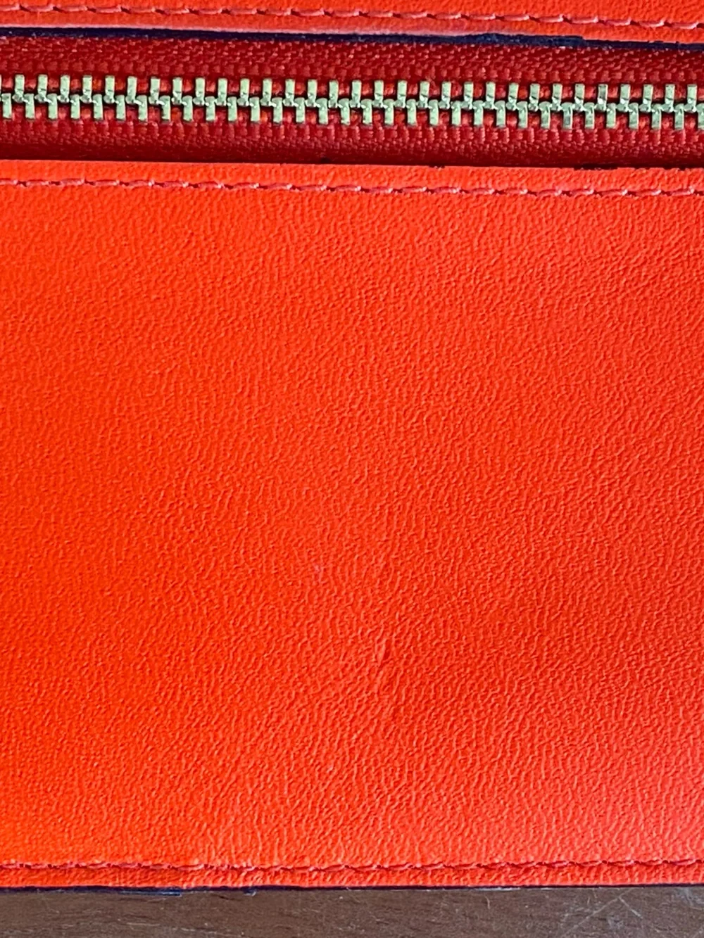 Kate Spade Storybook Lined Red/Orange Wallet - Picture 6 of 12